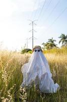 halloween divertido, tema que no da miedo, fantasma blanco, mexico america latina, mexico america latina foto