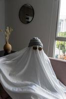 white funny ghost resting mexico latin america photo