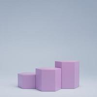 3d rendering display product abstract minimal scene with geometric podium platform. stand for cosmetic products. Stage showcase on pedestal 3d studio. photo