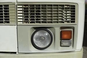 Bus Headlamp. Transport details. Retro car. photo