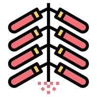 Firework Icon Vector Illustration , celebration, sparkle, party happy new year