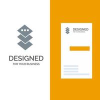 Design Plane Square Grey Logo Design and Business Card Template vector