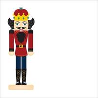 Isolated Christmas Nutcracker Character vector illustration graphic