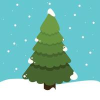 Christmas tree vector illustration background graphics for the winter holidays