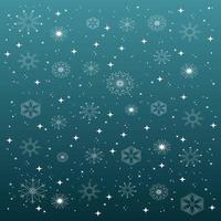 Snowflake winter holiday season background vector illustration