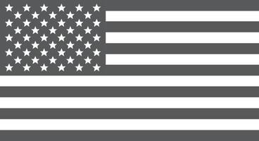 bandera vectorial de estados unidos. símbolo de la bandera americana.icono para sitio web o aplicación móvil vector