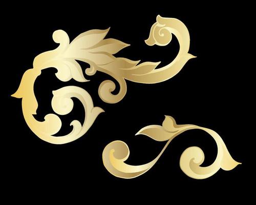 Vector damask vintage baroque scroll ornament swirl. Victorian monogram heraldic shield swirl. Retro floral leaf pattern border foliage antique  acanthus calligraphy engraved tattoo.Tile decor element