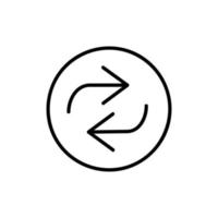 Repeat or Refresh vector icon