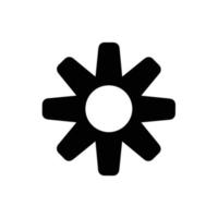 Gear or setting vector icon
