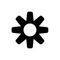 Gear or setting vector icon