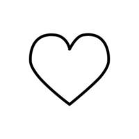 Like, Heart or love vector icon