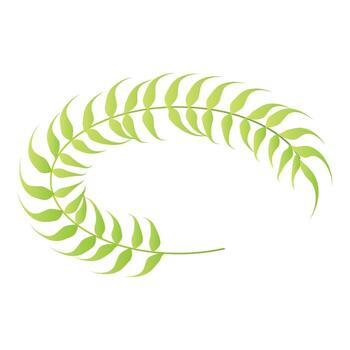 Laurel frame icon, isometric style vector