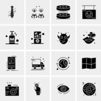 16 Universal Business Icons Vector Creative Icon Illustration to use in web and Mobile Related project