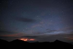 Wonderful sky and lighting. Majestic Carpathian mountains. Beautiful landscape. Breathtaking view photo