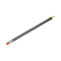 School pencil icon, isometric style vector