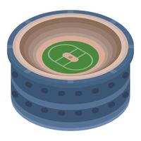 Sport arena icon, isometric style vector