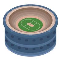 Sport arena icon, isometric style vector