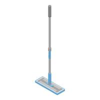 Modern mop icon, isometric style vector