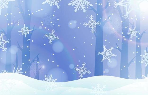 Nature Winter Snowflakes