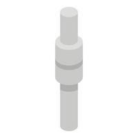 Motor car part icon, isometric style vector
