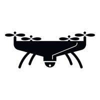 Professional drone icon, simple style vector