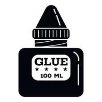 Office glue icon, simple style vector