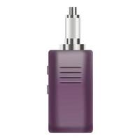 icono de dispositivo vape, estilo realista vector