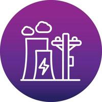 Electric Factory Vector Icon