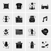 16 Universal Business Icons Vector Creative Icon Illustration to use in web and Mobile Related project