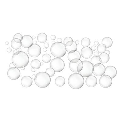 Foam bubbles icon, realistic style