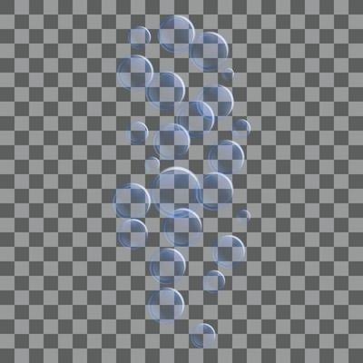 Soap foam icon, realistic style