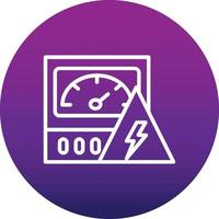 Electric Meter Vector Icon