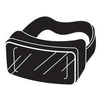 Vr glasses icon, simple style vector