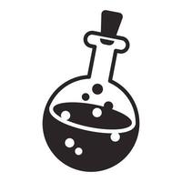 Magic potion icon, simple style vector