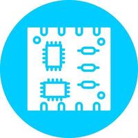 icono de vector de placa pcb