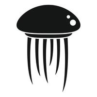 Cute jellyfish icon simple vector. Water medusa vector