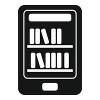 Ebook technology icon simple vector. Digital tablet vector