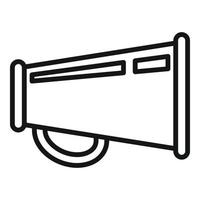 Cinema bullhorn icon outline vector. Making movie vector