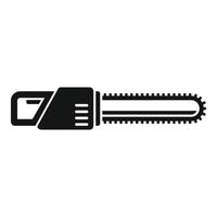 Cut electric saw icon simple vector. Chainsaw tool vector