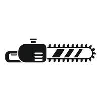 Chainsaw icon simple vector. Saw tool vector