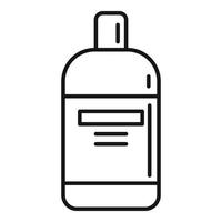 Dental mouthwash icon outline vector. Tooth product vector