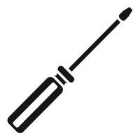 Screwdriver icon simple vector. Screw tool vector