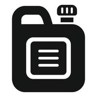 Petrol canister icon simple vector. Fuel oil vector