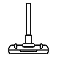 Mop service icon outline vector. Repair net vector