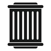 Clean pool filter icon simple vector. Cleaning pump vector