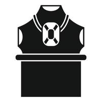 Ruby auction icon simple vector. Buy price vector