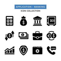 Universal Banking Activity Application User Interface Icon vector