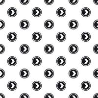 Arrow right button pattern, simple style vector
