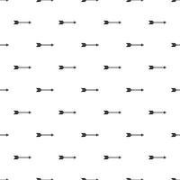 Bow arrow pattern, simple style vector