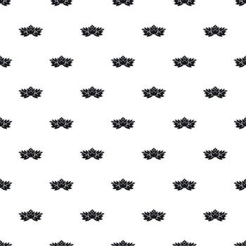 Hop cone pattern, simple style vector